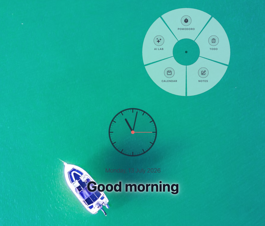 The Command Wheel is here — right-click anywhere and hold, a…