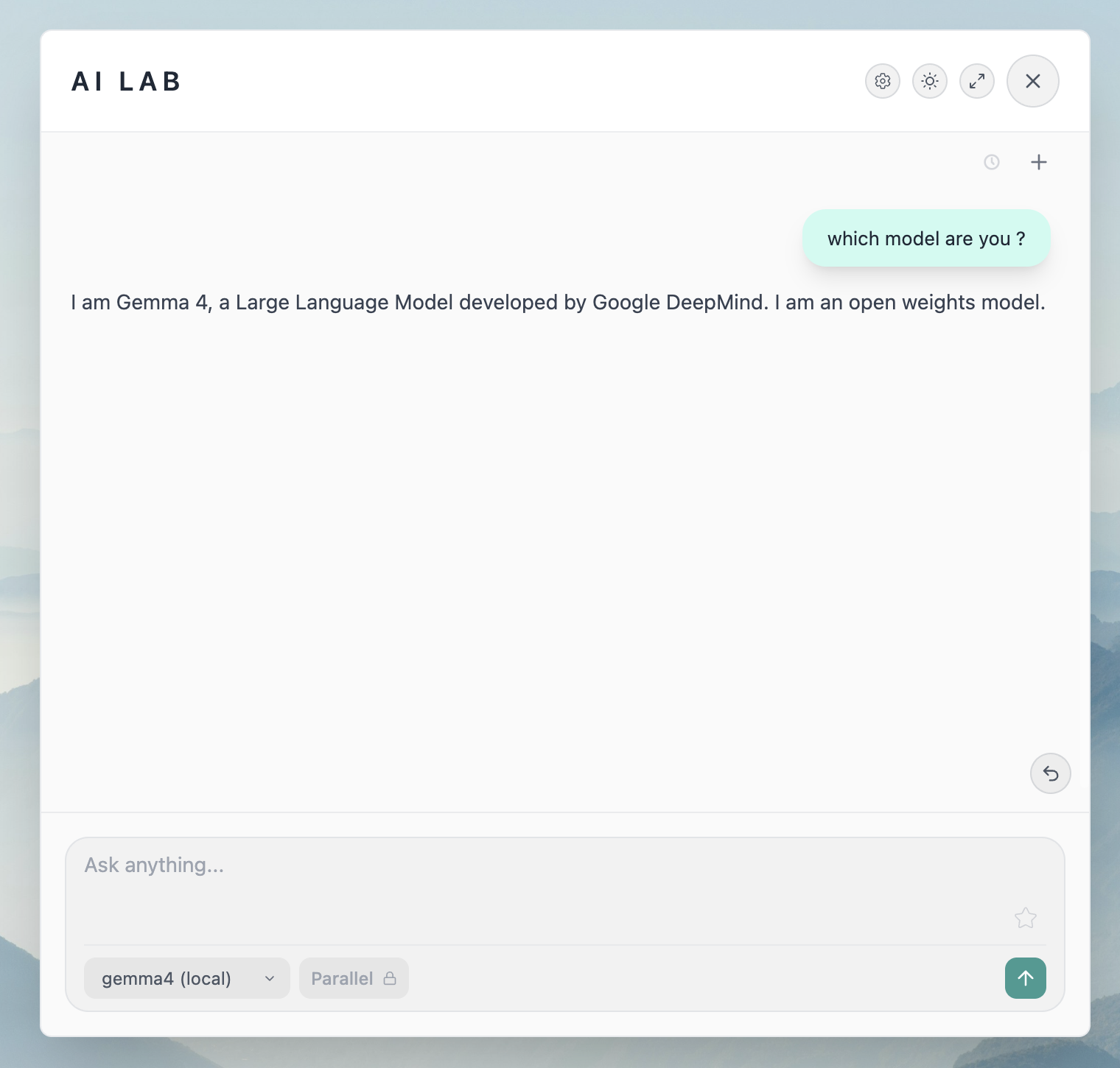 AI Lab now works with Ollama, chat with local models running…