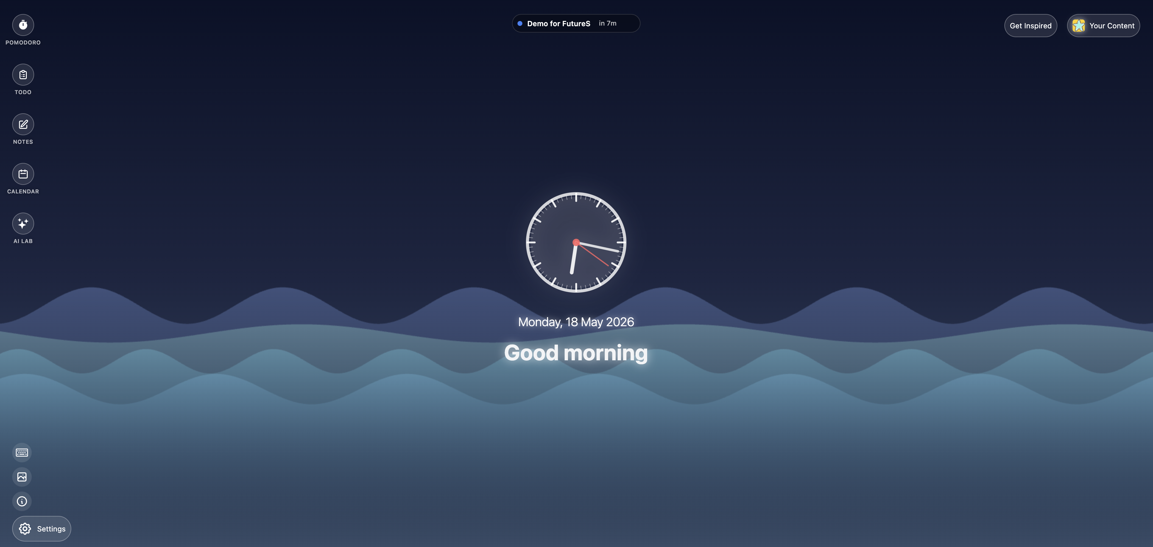 Event reminders — set per-event reminders (at start, 5m, 10m…